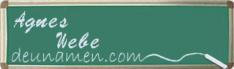 Agnes Webe Visitenkarte